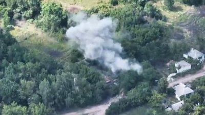"Азов" знищив російський склад з боєкомплектами на Харківщині — відео