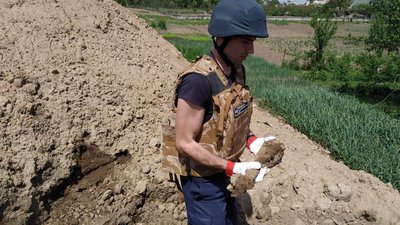 5 мінометних мін часів Другої світової війни знайшли на Ужгородщині 5 мінометних мін часів Другої світової війни знайшли на Ужгородщині