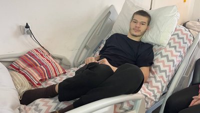 Ярослав Донець у Рівненському госпіталі 
