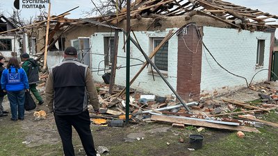 Обстріл Глобинської громади на Полтавщині: фоторепортаж