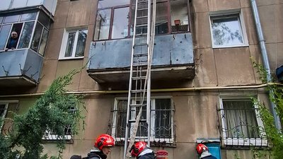 Пожежа на вулиці Богдана Котика у Львові