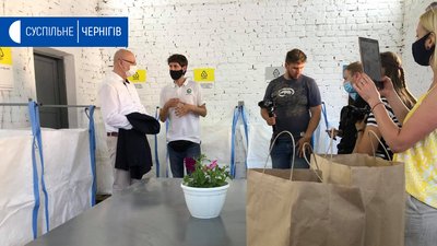 Відкриття станції сортування сміття у Чернігові Відкриття станції сортування сміття у Чернігові