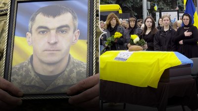 З солдатом Віктором Романюком попрощалися у Рівному