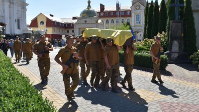 Прощання з бійцем Костянтином Бойком у Луцьку, 13 серпня 2026 року