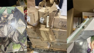 Пошкоджені книги видавництва "Nasha Idea" через обстріл Дніпра