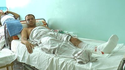 Травмований через обстріл "Амстора" Олександр Шулімов тиждень був у лікарні
