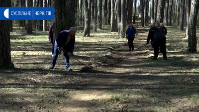 Тропу здоров’я прокладає у Сосницькому заповідному лісі колишня киянка