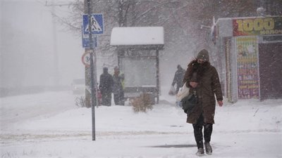 Хуртовина на Харківщині Хуртовина на Харківщині