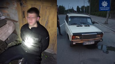 Втікав на краденій машині: у Рівному копи впіймали підозрюваного в автокрадіжках