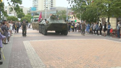 Марш Героїв у Хмельницькому проводять з 2019 року. Фото: Суспільне. Поділля. Марш Героїв у Хмельницькому проводять з 2019 року. Фото: Суспільне. Поділля.