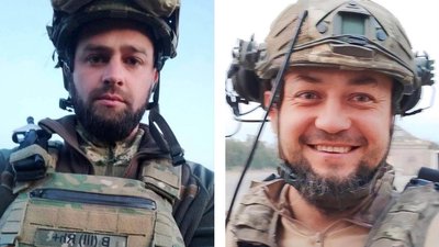 Загиблі військові Олег Свинціцький та Михайло Cерман