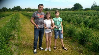 Учасник АТО з Волині вирощує лохину Учасник АТО з Волині вирощує лохину