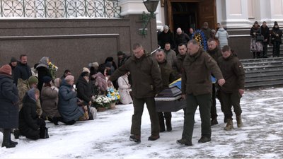 Прощання з Олександром Барановим у Луцьку