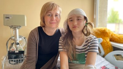 Юстина з мамою Мартою