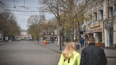 Центр Одеси під час війни. ФОТО Центр Одеси під час війни. ФОТО