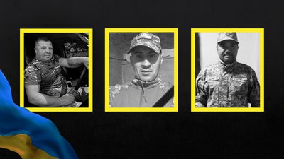 Загиблі Сергій Калашник, Сергій Подгаєцький, Віталій Блінніков