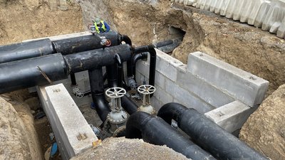 Ремонт тепломережі у Вінниці