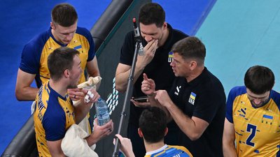 Угіс Крастіньш та збірна України з волейболу