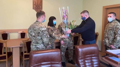 Прикарпатські податкові міліціонери повернулися зі зони ООС Прикарпатські податкові міліціонери повернулися зі зони ООС
