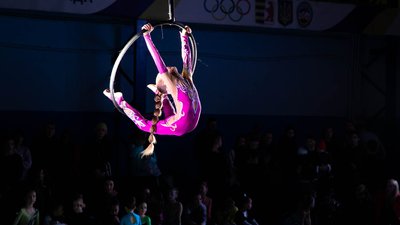 Чемпіонат із повітряної гімнастики провели в Ужгороді
