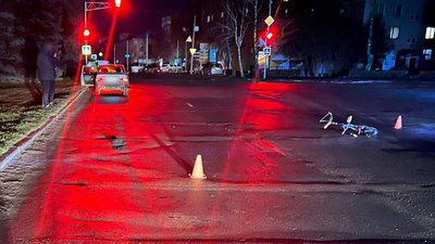 У Лубнах на Полтавщині в аварії травмувався велосипедист: у якому він стані