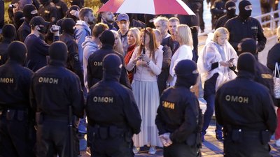 У Мінську силовики розігнали протестувальників