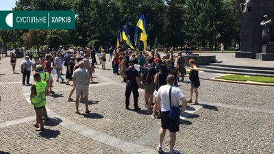 "Де докази?": у Харкові вийшли на підтримку підозрюваних у справі Шеремета