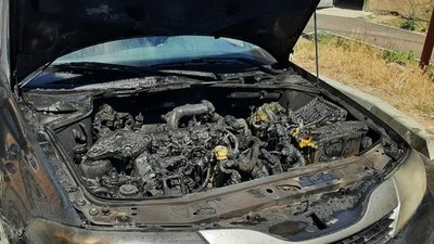 Через обстріли з боку військ РФ на Миколаївщині сталася пожежа Через обстріли з боку військ РФ на Миколаївщині сталася пожежа