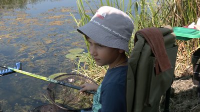 Поблизу Луцька організували змагання з риболовлі для дітей Поблизу Луцька організували змагання з риболовлі для дітей