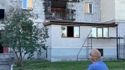 Пошкоджений будинок у Смілі