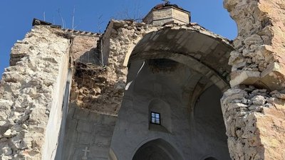 У Криму обвалився бічний вівтар старовинного храму у Феодосії