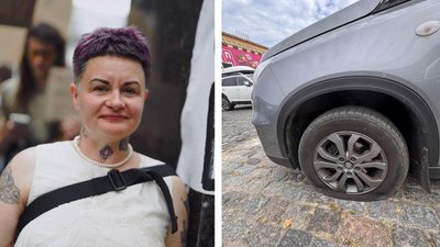 У Харкові невідомі порізали колеса та пошкодили машину активістки Анни Шаригіної
