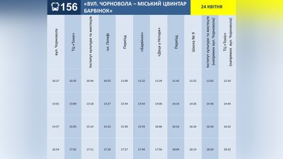 Як їздитиме громадський транспорт Ужгорода на Великдень: графік руху автобусів Як їздитиме громадський транспорт Ужгорода на Великдень: графік руху автобусів