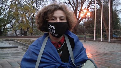 "Жуков – кат". В Одесі мітингували проти перейменування проспекту Небесної Сотні