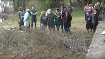 На Хортиці у пляжній зоні почалося будівництво