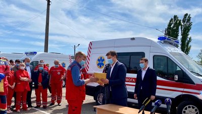 До лікарень Одеської області передали 85 карет швидкої допомоги До лікарень Одеської області передали 85 карет швидкої допомоги