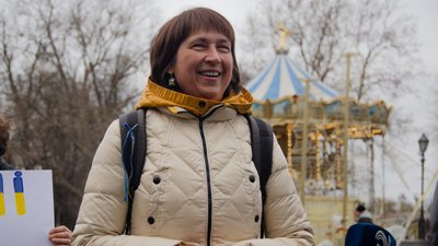 "Відстоювати європейські погляди". В Одесі провели акцію в підтримку Порошенка