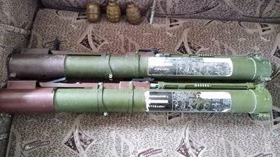 На Луганщині прикордонники знайшли зброю та боєприпаси бойовиків