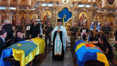 У Полтаві 3 вересня попрощалися з двома полеглими захисниками України