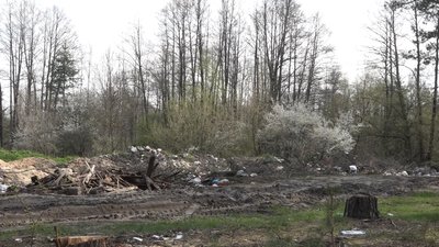 На Житомирщині у лісі утворилося сміттєзвалище протяжністю майже 800 метрів На Житомирщині у лісі утворилося сміттєзвалище протяжністю майже 800 метрів