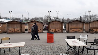 Що працює на майдані Свободи у Харкові під час локдауну: фото Що працює на майдані Свободи у Харкові під час локдауну: фото