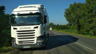 Вантажівка, яка збила велосипедиста Вантажівка, яка збила велосипедиста