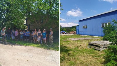 На Кіровоградщині протестували проти роботи підприємства, яке виготовляє добрива з курячого посліду