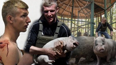 "Подробиці мама дізналася з газет". Історія волонтера, пораненого під час евакуації тварин з екопарку Харкова