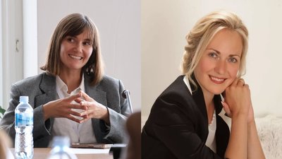 Оксана Замуруєва та Олена Журавльова