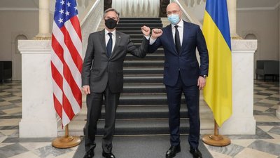 Агресія РФ, Північний потік-2, корупція і олігархи: про що говорили Зеленський і Блінкен Агресія РФ, Північний потік-2, корупція і олігархи: про що говорили Зеленський і Блінкен