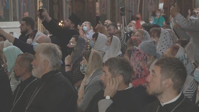 Монахи з Афону вперше у Вінниці провели божественну літургію