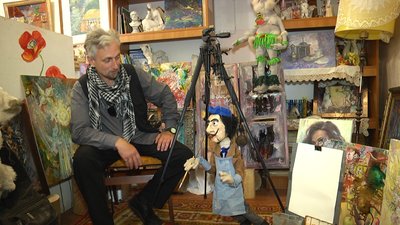 Житомирський лялькар презентував ляльку-маріонетку Сальвадора Далі. СУСПІЛЬНЕ | ВІДЕОНОВИНИ