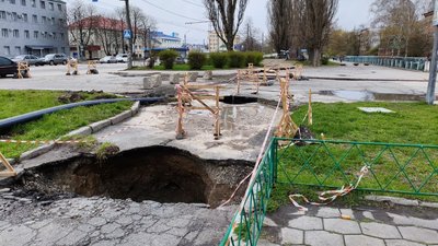Ремонт колектору на розі Решетилівської та Юрченка