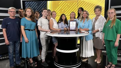 Суспільне Рівне відзначене в проєкті Нацради з питань телебачення та радіомовлення «Медіагерої: обличчя української стійкості» Суспільне Рівне відзначене в проєкті Нацради з питань телебачення та радіомовлення «Медіагерої: обличчя української стійкості»